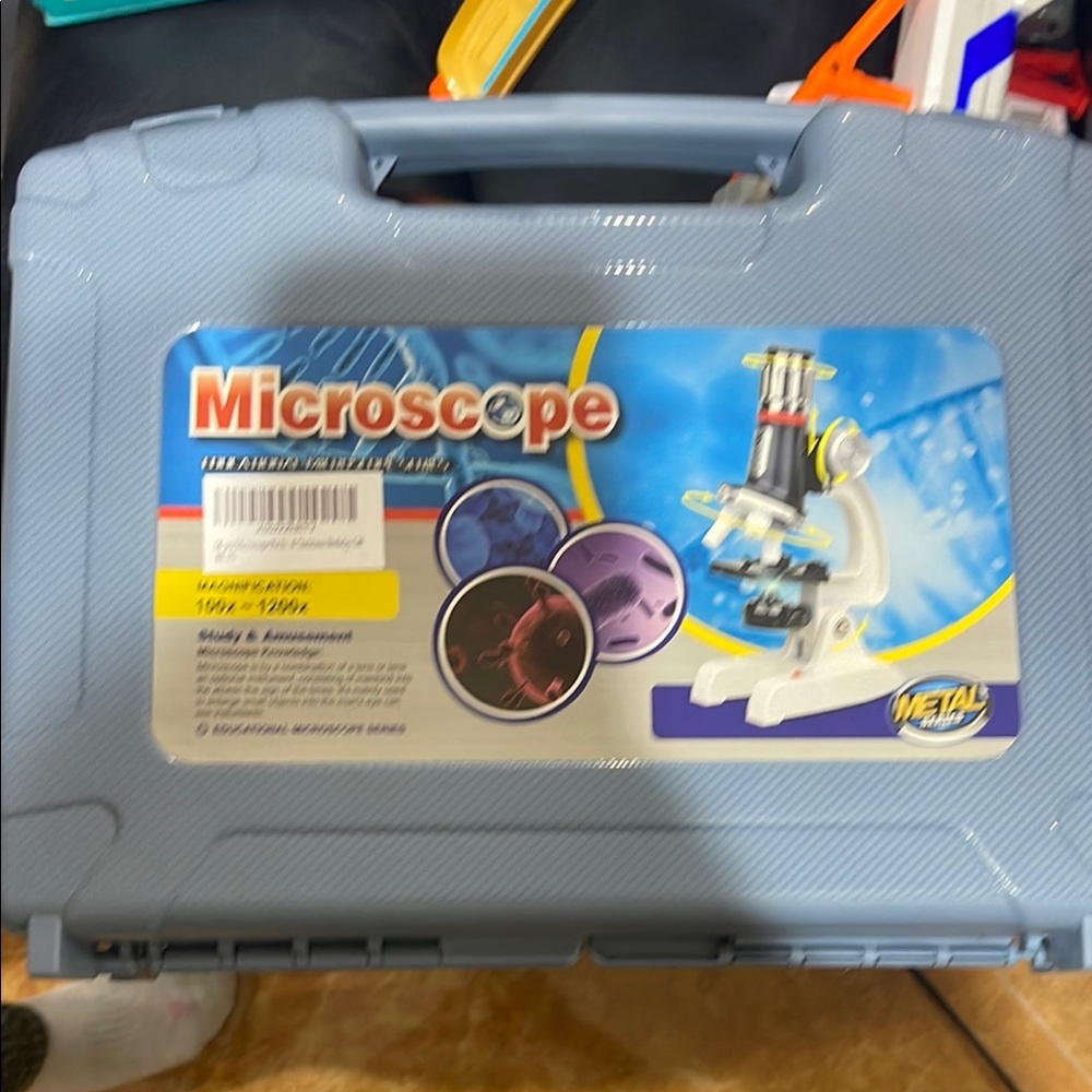 Metal Microscope Set with Case
